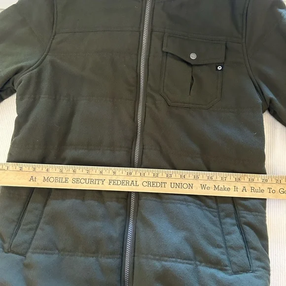 Marmot Banyons Insulated Hoodie Full Zip Army Green Orange Jacket Men's Sz M - Picture 10 of 13